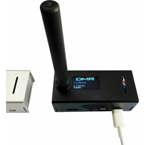 Assembled MMDVM hotspot Support P25 DMR YSF + Raspberry pi +OLED +Antenna + Case