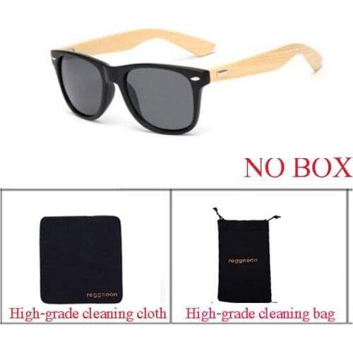 2018 reggaeon men classic hot fashion brand high quality bamboo sunglasses woman sunglasses Colour Brand design products UV400