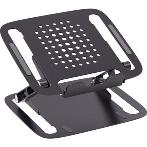 2020 Aluminum Laptop Stand Riser Holder Multi-angle Ergonomic Adjustable Desktop Notebook Stand For 10-15.6” Laptops