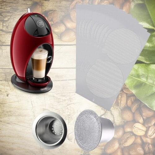 Aluminum Seals Stickers 50PCS Disposable 62MM Capsule Seals Foils Coffee Capsules Pods Lids Coffee Accessories Refillable