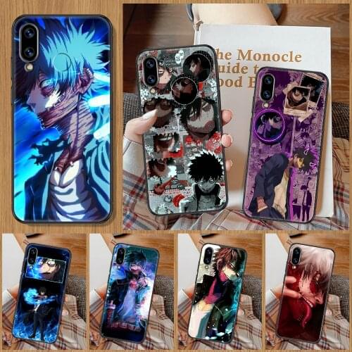 My Hero Academia Dabi Phone Case For Huawei Honor 6A 7A 7C 8A 8X 8 9 9X 10 10i 20 Lite Pro black silicone Etui painting cover 3D