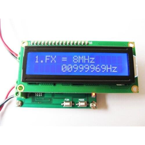 New Version Digital Frequency Meter High Frequency 2MHz-2GHz / Low Frequency 0-8MHz With Counting Function