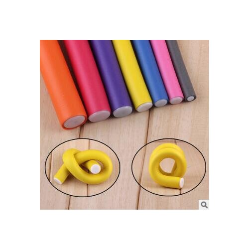 DIY Multi Colore Mix Size Rubber Universal Bar Sleeping Beauty Magic Rollers No Hurt Hair Curlers Hair Care & Styling HA054