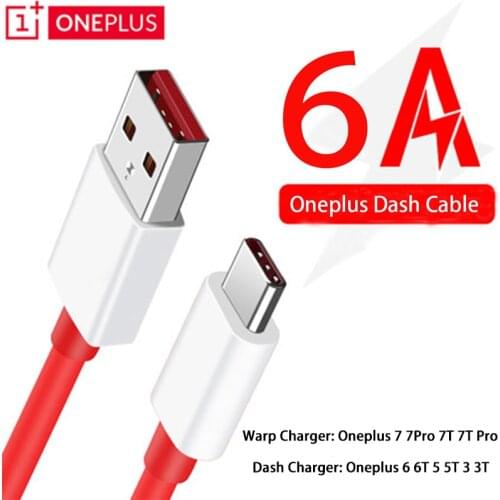 Oneplus Nord N10 8 Pro Warp Quick Charger Cable 100cm 200cm 300cm 6A Dash Fast USB Type-C Data Line For One Plus 1+ 8T 7 7T Pro