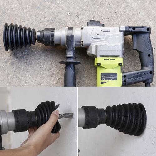 Drill Dust Collector Rubber Dust Cover Electric Hammer Drill Dust Cover Electric Drill Power Tool Accessories Dremel Accessories