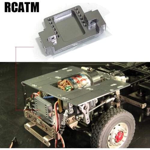 CNC Metal Head Beam Crossbeam Body Shell Fixed Base For 1/14 Tamiya RC Truck Tipper Scania Actros MAN Actros R470 R620 F16 DIY