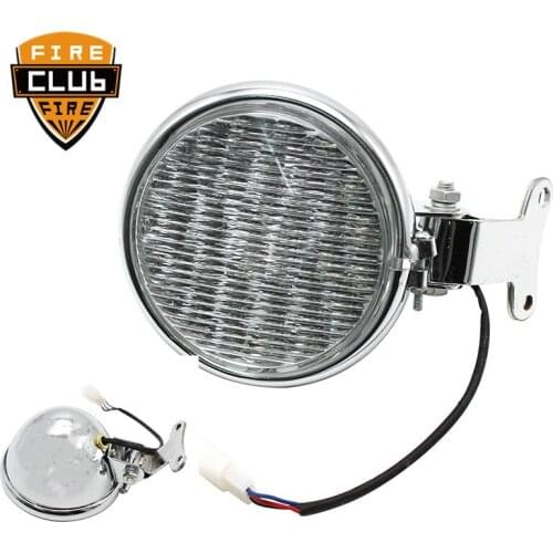 Motorcycle Fog Lamps lights Headlight Lamp For Harley Bobber Chopper Custom