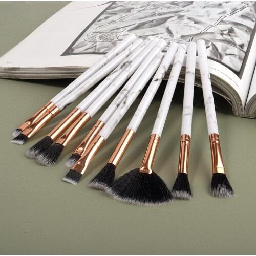 Set of dors makeup brushes, face and eye brushes, for foundation application, for make up