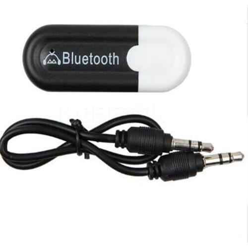 New 3.5mm USB Bluetooth 4.0 Stereo Audio Music Receiver Car Kit Wireless Dongle Adapter A2DP for Aux Car PC Phone