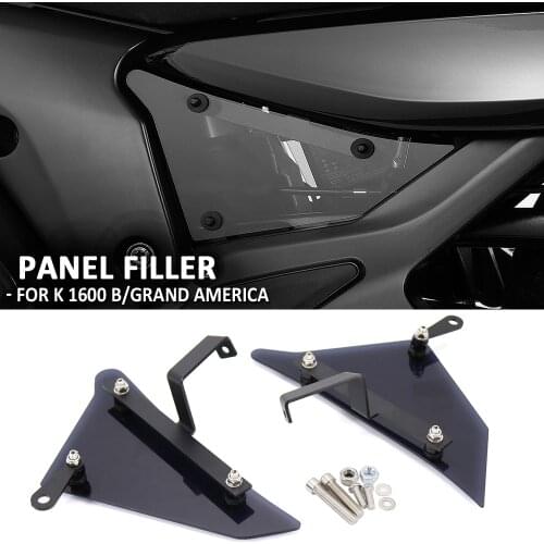 Motorcycle Left Right Fill Panels Cover Fairing Cowl ABS Plastic Plates Tank Trim For BMW K1600B K1600 Grand America