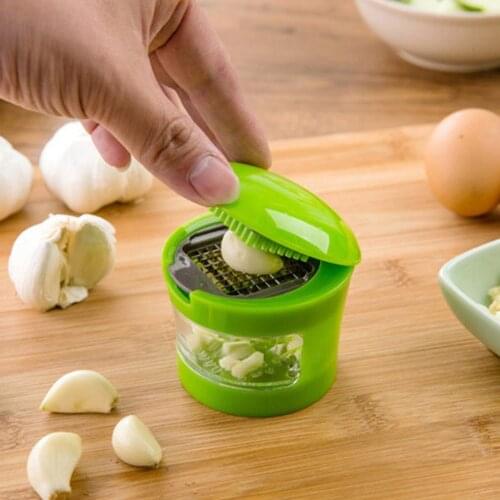 Kitchen Innovations Garlic Peel Garlic Press Crusher Mincer and Storage Container Garlic Chopper Kitchen Tool