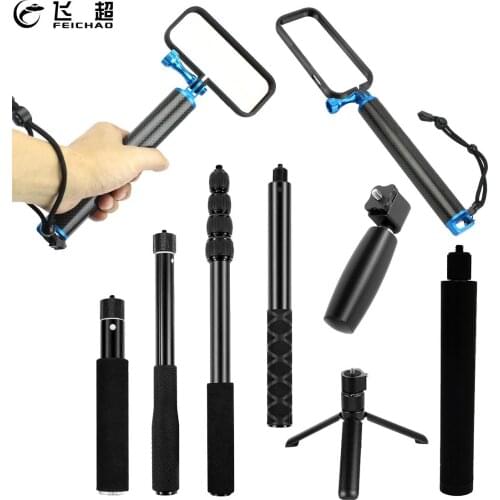 Extendable Pole Selfie Stick Pocket Handle Tripod for Gopro Insta360 ONE X VR Panorama Action Camera Stand Handheld Monopod Accs