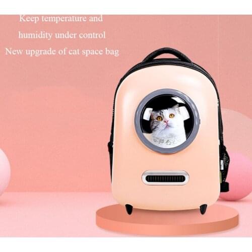 VOW Pets New Upgrade Outer Space Pet Cat Carrier Backpack Breathable Cat Travel Outdoor Shoulder Bag For Small Dogs Cats Pet