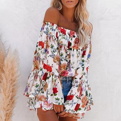 Sanwood Off Shoulder Blouses