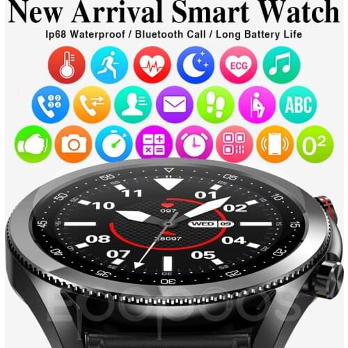 Bluetooth call smartwatch for men long battery life Spanish French Portuguese Russian Netherlands Poland smart watch Android IOS