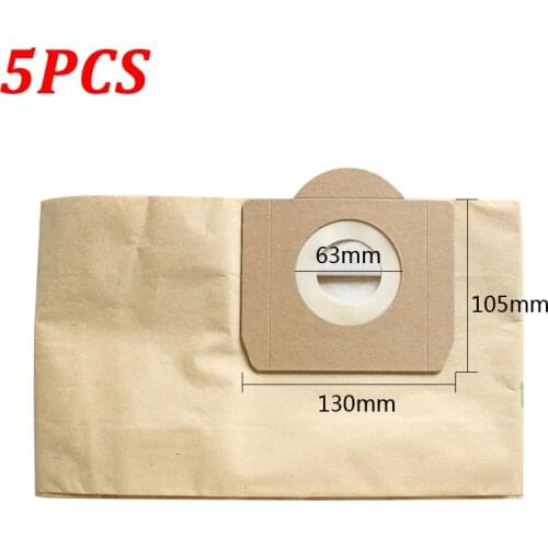 5PCS Replacement Dust Bag For Karcher MV3 WD3 WD3200 WD3300 A2204 A2656 Vacuum Cleaner Filter For Rowenta RB88 RU100 RU101