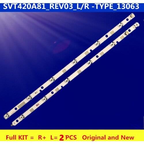 LED Backlight strip12 lamp For So ny Tos hiba 42" TV 42L7453D SVT420A81 LC420DUK SG K2 42L7453RB
