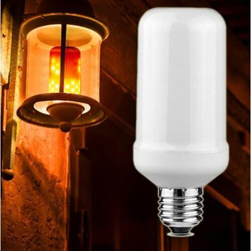 LED Flame Lamp E27 E26 B22 E14 E12 Light Bulb Flame Effect Fire Lamps Flickering Emulation 3W 5W 7W 9W Decor LED Lamp AC85-265V