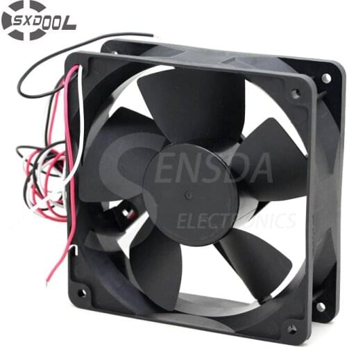 SXDOOL 120mm cooler 12038 FD481238MB 48V 0.15A Dual ball bearing Cooling Fan blower
