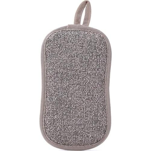 Microfiber Unique More Thicken Good Absorption Cleaning Rag 4 Colors Cleaning Sponge Cloth Elastic for Bathroom