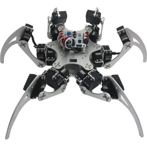 Assembled 18DOF Robot With LD-1501 Servos & Controller Aluminium Hexapod Spider Six Legs Robot