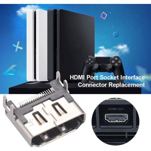 Repair Part HDMI Port Socket Interface Connector Replacement For Sony PS4 Playstation 4 Console Screwdriver For Nintendo Switch