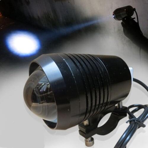 1 PCS 30W 2 Color Motorcycle Headlight 1200LMW Motorbike spotlight U2 LED Driving car Fog Spot moto Head Light Lamp DRL 2016