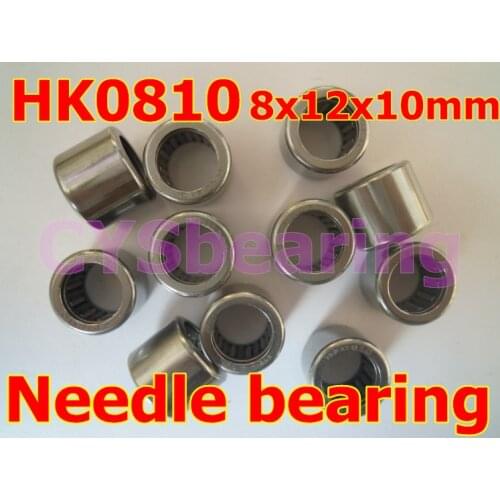 1000pcs HK0810 Needle Bearing 8x12x10 TLA810 Bearings for 8mm shaft