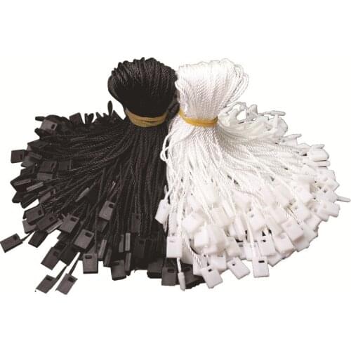 Free Shipping 19.5Cm Seal Lock Cords For Clothing Hang Tag For Clothing String Buckle/String Seal/Tag Ropes