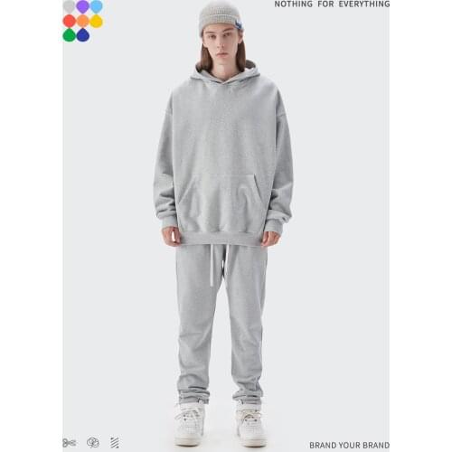 INFLATION Man Tracksuit For Winter Warm Jogger Set 2021 Couple Sets Oversized Hooded Sweatsuit Mens Hoodie and Sweatpants set