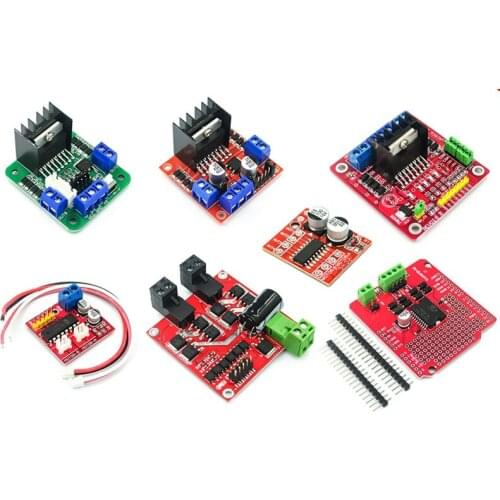 L298N Motor Drive Board Module DC Stepping Motor Intelligent Car Robot Accessories