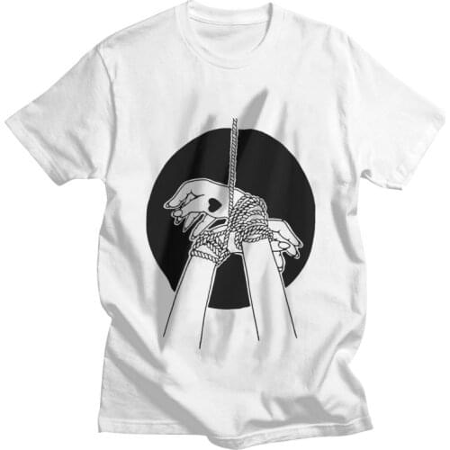 Clench Shibari T-shirt Men Streetwear T Shirt Short Sleeve BDSM Dominant Submissive Slave Play Sexy Sub Tshirt 100% Cotton Tee