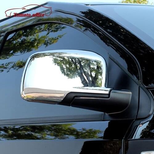 Car Side Door Mirror Overlay Styling Rearview Mirror Cover Trim for Dodge Journey JUCV Fiat Freemont 2009-2017 2018 Accessories