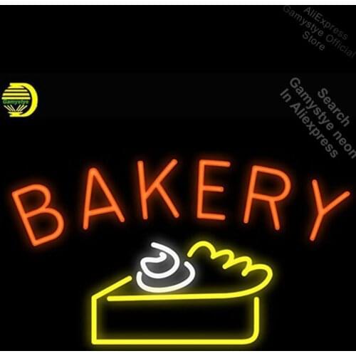 Neon Sign for Bakery Neon Bulb sign Business Food Shop Display Handmade Glass Iconic Sign Enseign Lumineuse Bar neon sign beer