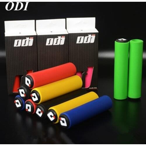 ODI Bicycle Grips MTB Silicone Handlebar Grips Anti-skid Shock-absorbing Soft mountain MTB bike grip HOT Cheap and free freight