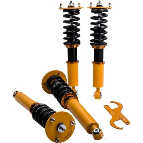 2x Front + 2x Rear Coilover Strut Shock Absorbers Suspension Coil Spring Kits for Lexus LS400 XF10 for Toyota for Celsior 90-94