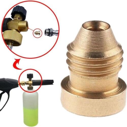 High Pressure Foam Spray Gun Opening Nozzle High Pressure Foam Pot Brass Replacement Nozzle Head 0.9mm-2mm