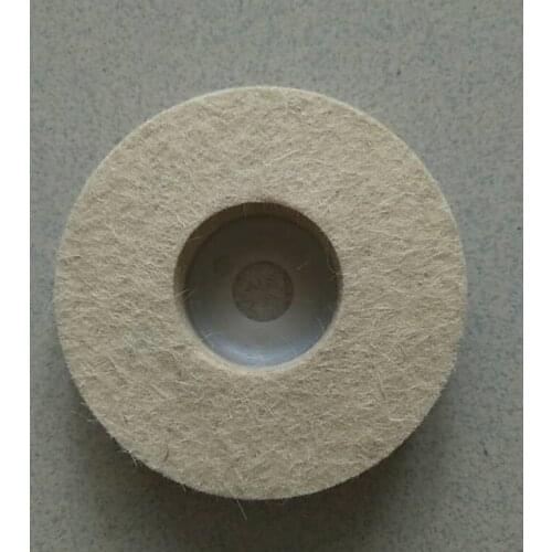 10pcs 4.5"(115*10*22mm) wool felt polishing disc woolen buffing wheel for metal to mirror