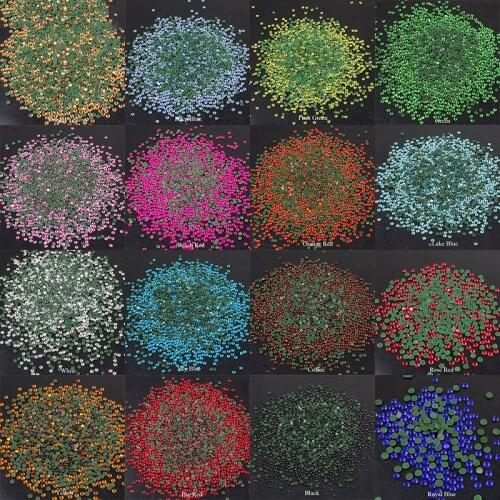 Strass Crystal Hotfix Flat Back 1440 Mixed Nail Art Glass Rhinestones Pink Stones for Clothes Decoration DIY Phone Applique E