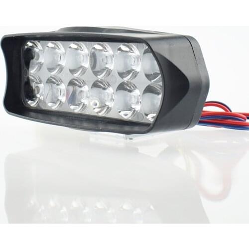 Motorcycle headlights LED spotlights 18W 12V 1800lm Moto Fog lamp Motorbike work spot lights Scooter auxiliary driving head lamp