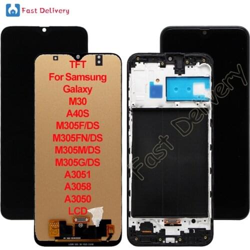 TFT For Samsung Galaxy M30 A40S M305F M305FN M305M M305G A3051 A3058 A3050 LCD Display Touch Panel Screen Digitizer Assembly
