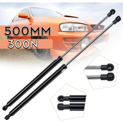 2X Universal 50cm 500mm 300N Car Struts Front Cover Bonnet Hood Rear Trunk Tailgate Boot Shock Lift Strut Support Bar Gas Spring