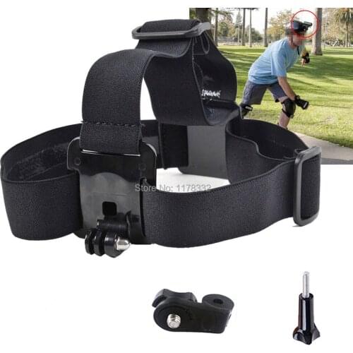 3ni 1set 10pcs Cam Head Belt flexible Strap +10pcs Mount Adapter + 10pcs Long Screw Bolt for Sony Action Cam HDR-AS20/AS30V/AS