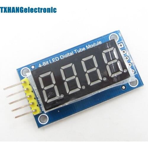 4 Bits LED Digital Tube Display module four serial module 595 drives diy electronics