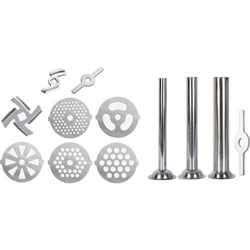 8pcs/3pcs Meat Grinder Blade Food Grinding Blade,Stainless Steel Knife Cutter,Replacement for Meat Grinder Stand Mixers Accs