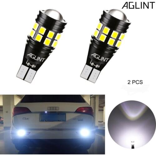 AGLINT 2PCS W16W T15 LED Canbus OBC No Error Code 921 912 Backup Light Car Reverse Lamp Extremely Bright 2835 SMD 22LEDs 12-24V