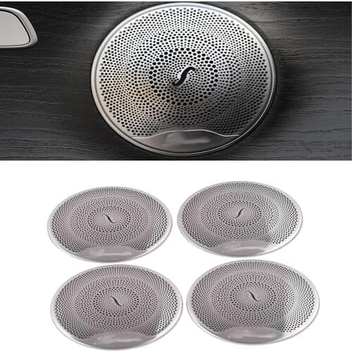 For Mercedes Benz GLC Class X253 2015-2017 Side Car Door Stereo Speaker Audio Sound Loudspeaker Cover Trim Interior Accessories