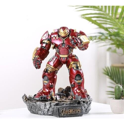 Resin Marvel Avengers 32cm Figure Hulkbuster Doll Statue Super Hero Pvc Action Gk Model Deco Collection Ornaments Artware Gift