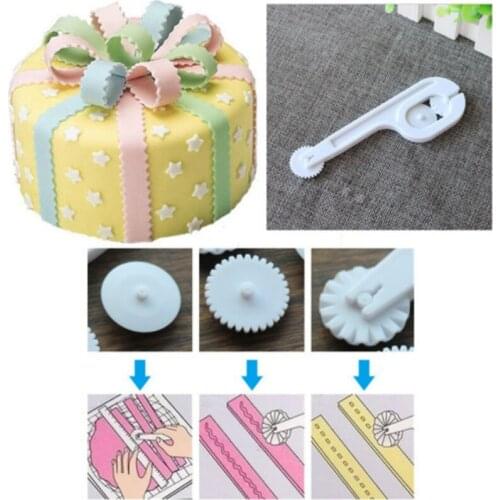 Pastry Carving tool Wheel Fondant Embosser Dough Cake Cutter Pastry Tools Sewing Knife DIY Cake Decorating Mold