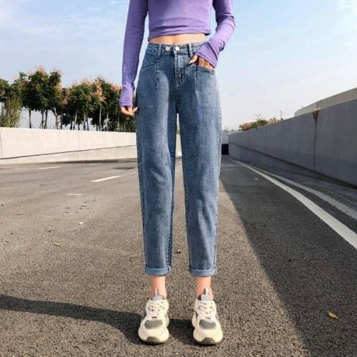 JINGWANYAO Women's Straight Jeans